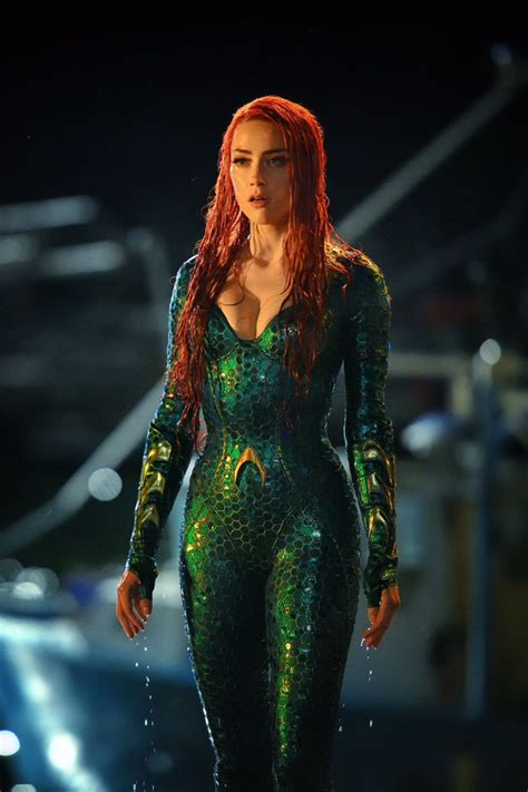 mera actress|'Aquaman' Amber Heard Mera Photo Revealed .